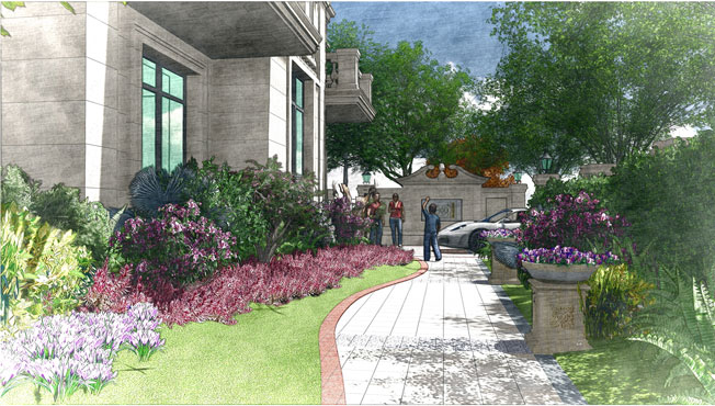 湯臣高爾夫S1別墅設計施工案例