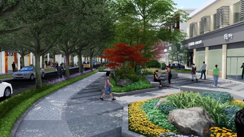 古華路曙光路景觀改造視頻