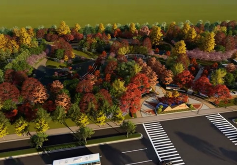 紅葉公園景觀設計視頻